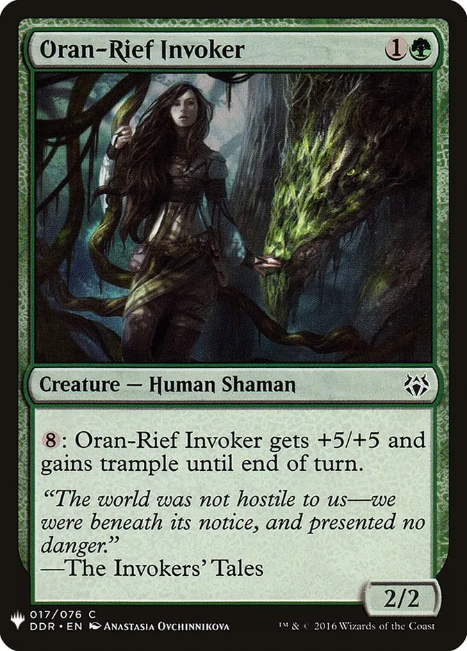 2020 The List Oran-Rief Invoker #DDR-17 common card image
