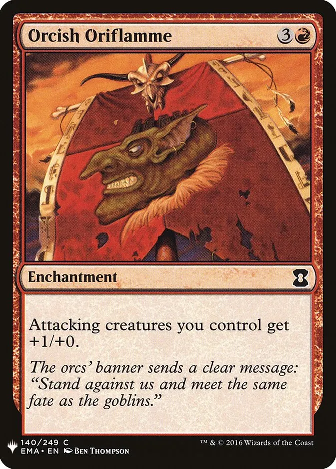 2020 The List Orcish Oriflamme #EMA-140 common card image