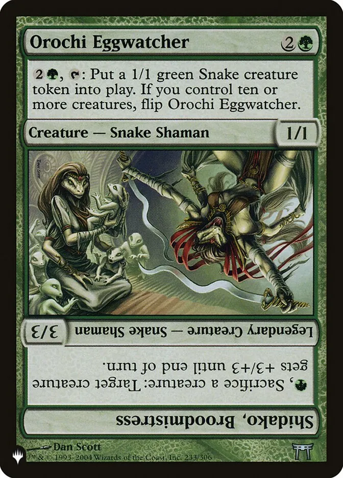 2020 The List Orochi Eggwatcher // Shidako, Broodmistress #CHK-233 uncommon card image