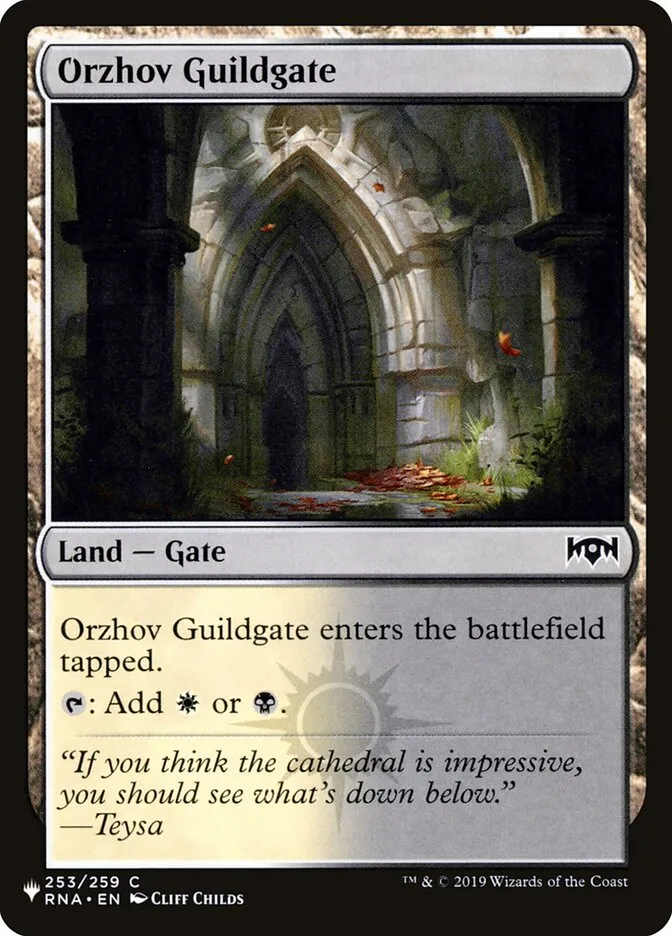 2020 The List Orzhov Guildgate #RNA-253 common card image