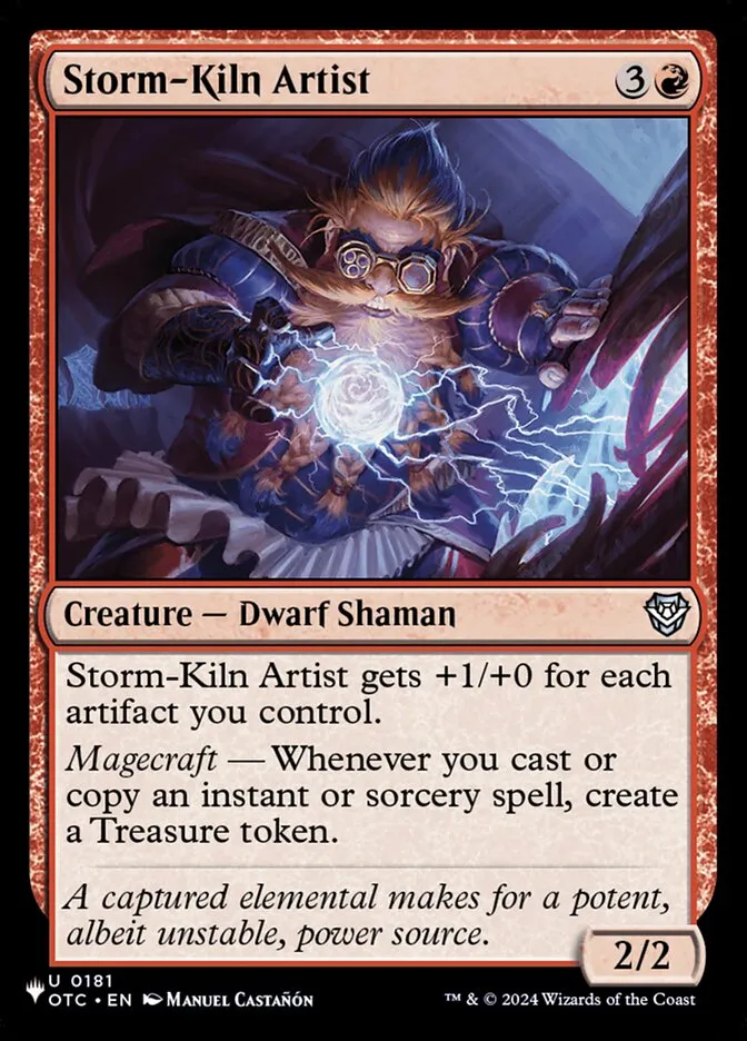2020 The List Storm-Kiln Artist #OTC-181 uncommon card image