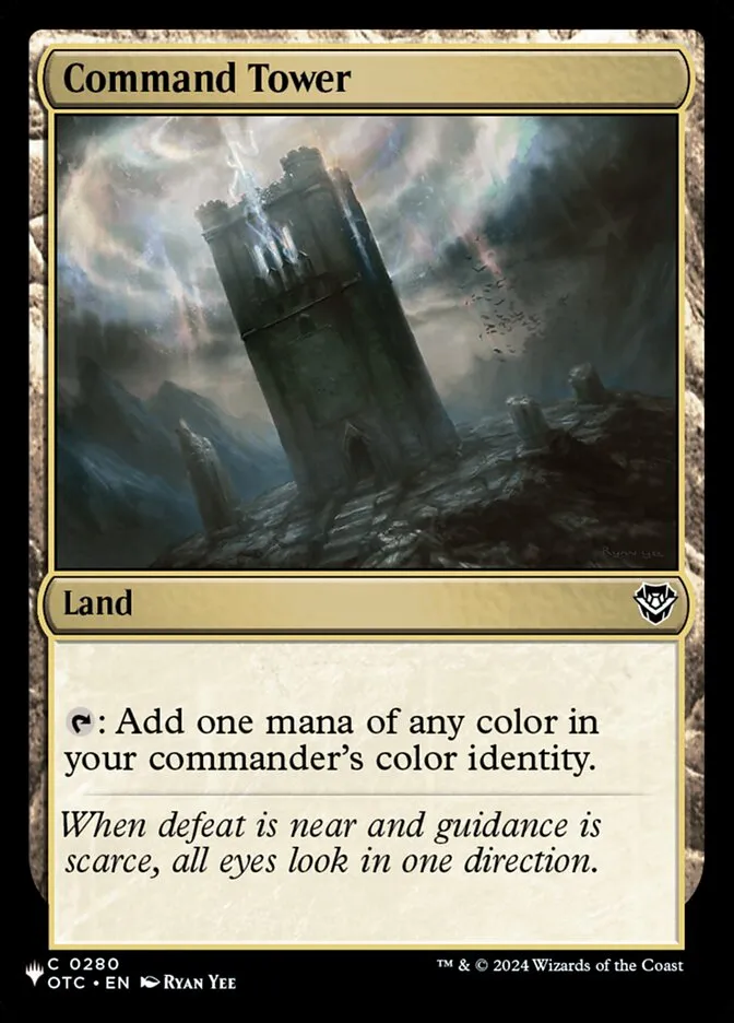 2020 The List Command Tower common #OTC-280 common card image