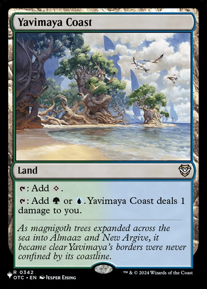 2020 The List Yavimaya Coast #OTC-342 rare card image