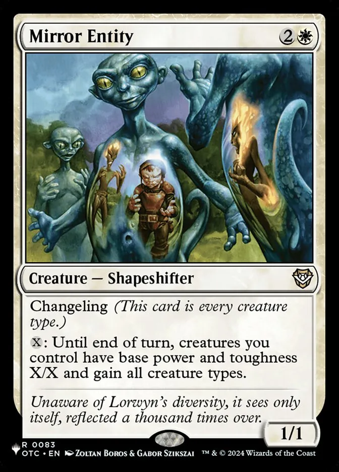 2020 The List Mirror Entity #OTC-83 rare card image