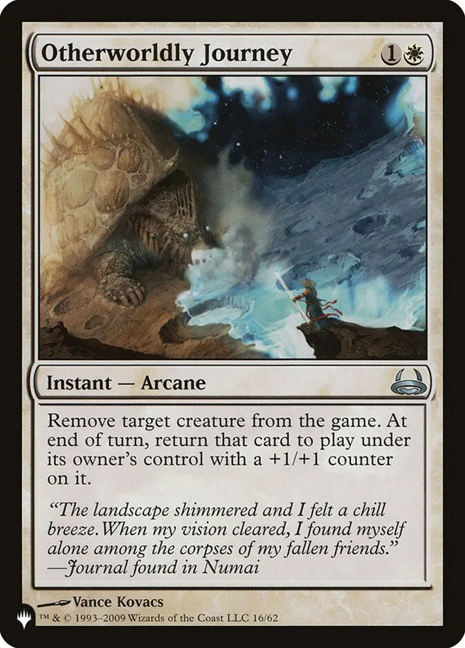2020 The List Otherworldly Journey #DDC-16 uncommon card image