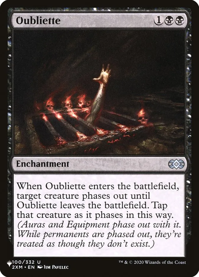 2020 The List Oubliette #2XM-100 uncommon card image