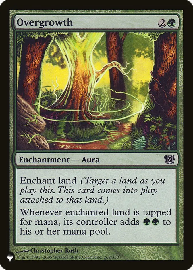 2020 The List Overgrowth common #9ED-262 common card image