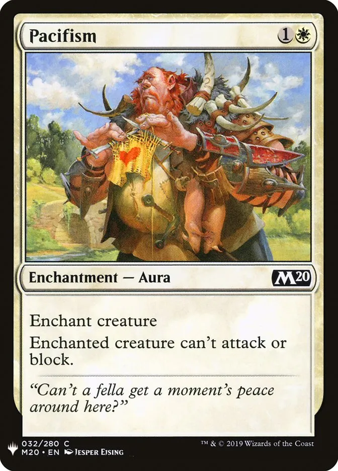 2020 The List Pacifism common #M20-32 common card image
