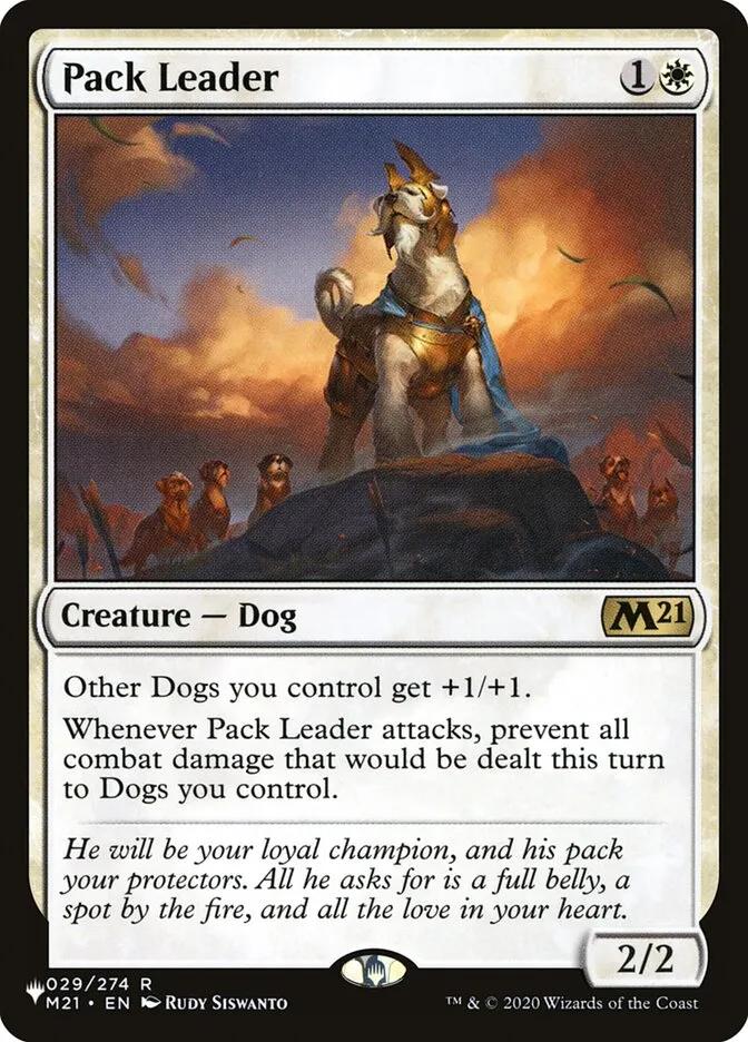 2020 The List Pack Leader #M21-29 rare card image