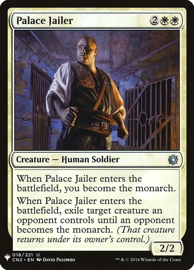 2020 The List Palace Jailer #CN2-18 uncommon card image