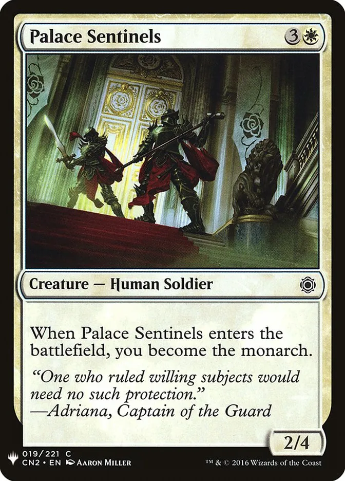2020 The List Palace Sentinels #CN2-19 common card image