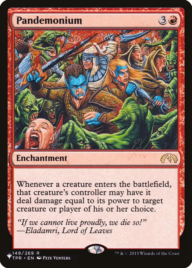 2020 The List Pandemonium #TPR-149 rare card image