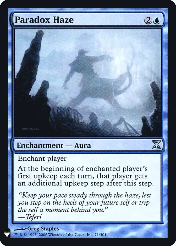 2020 The List Paradox Haze #TSP-71 uncommon card image