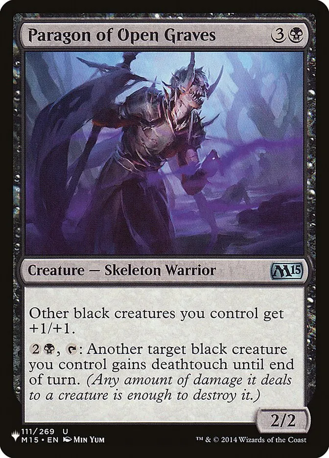 2020 The List Paragon of Open Graves #M15-111 uncommon card image
