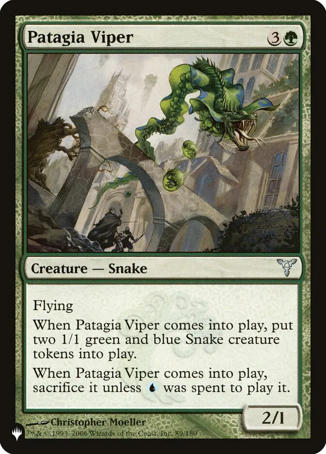 2020 The List Patagia Viper #DIS-89 uncommon card image