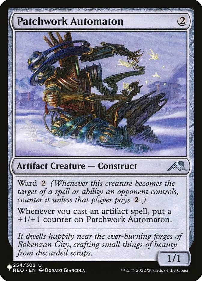 2020 The List Patchwork Automaton uncommon #NEO-254 uncommon card image