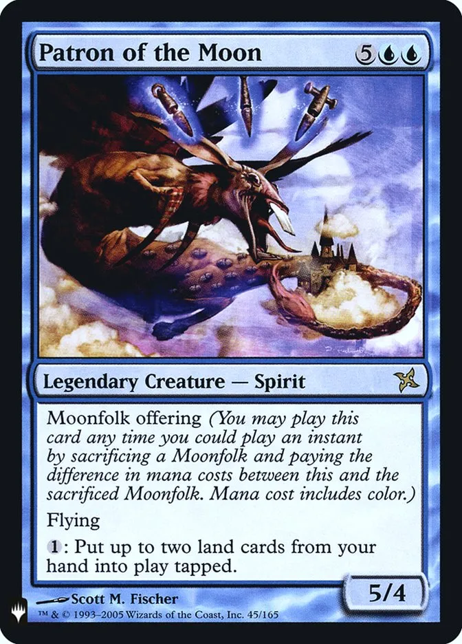 2020 The List Patron of the Moon #BOK-45 rare card image