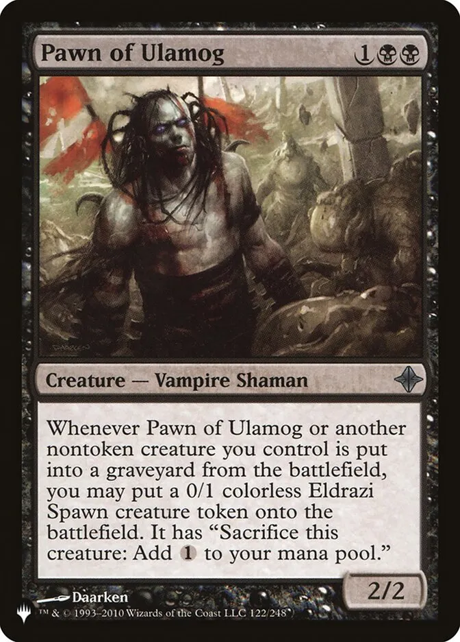 2020 The List Pawn of Ulamog #ROE-122 uncommon card image