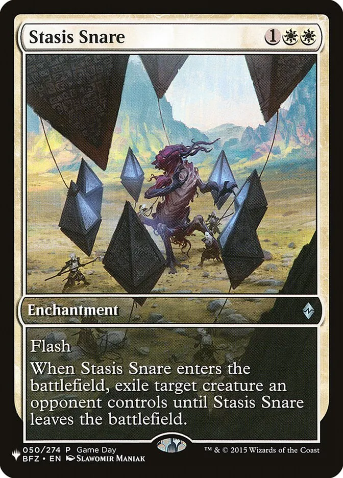 2020 The List Stasis Snare #PBFZ-50 uncommon card image