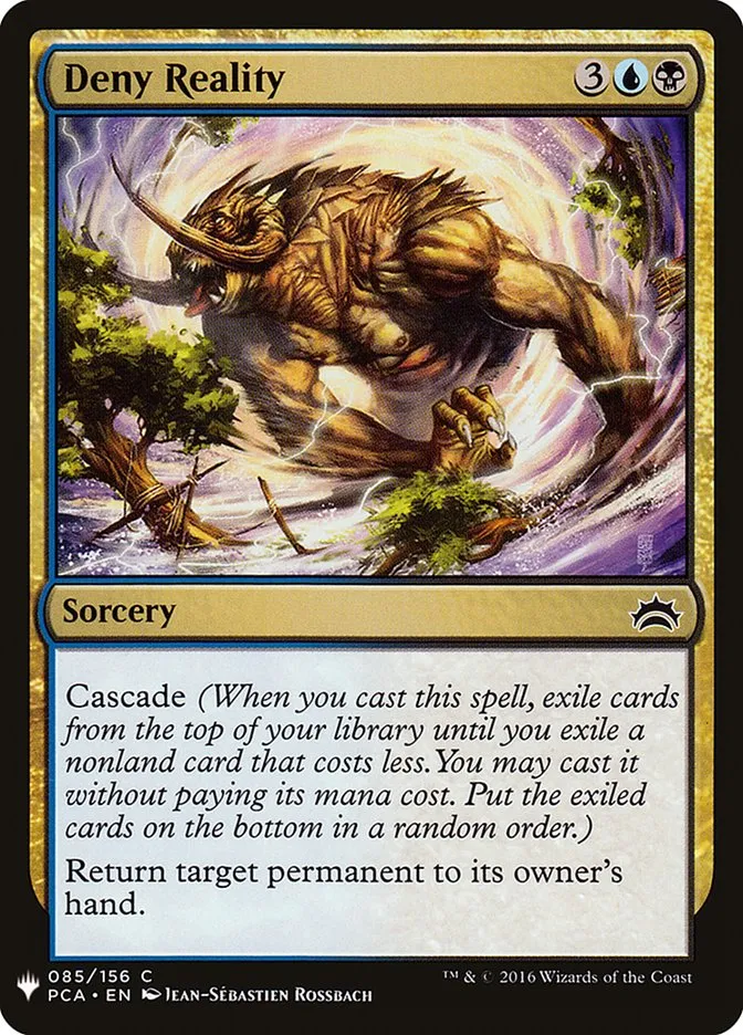 2020 The List Deny Reality #PCA-85 common card image