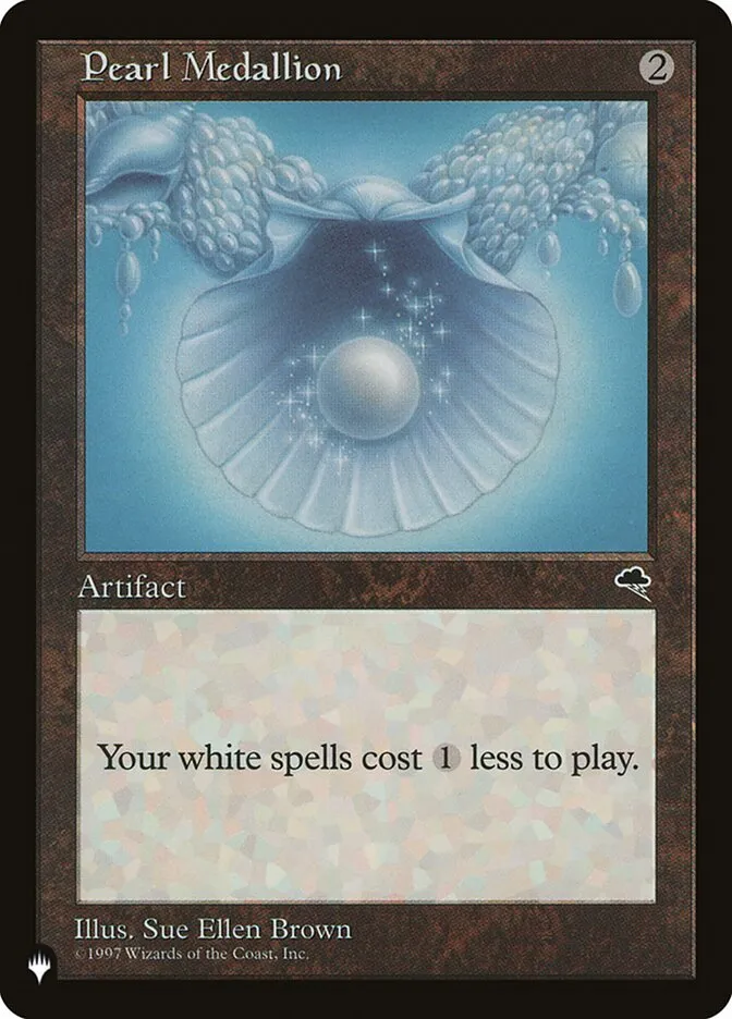 2020 The List Pearl Medallion #TMP-300 rare card image