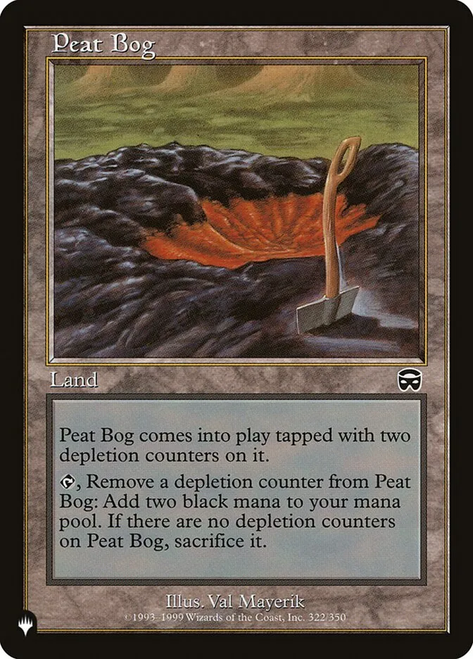 2020 The List Peat Bog common #MMQ-322 common card image