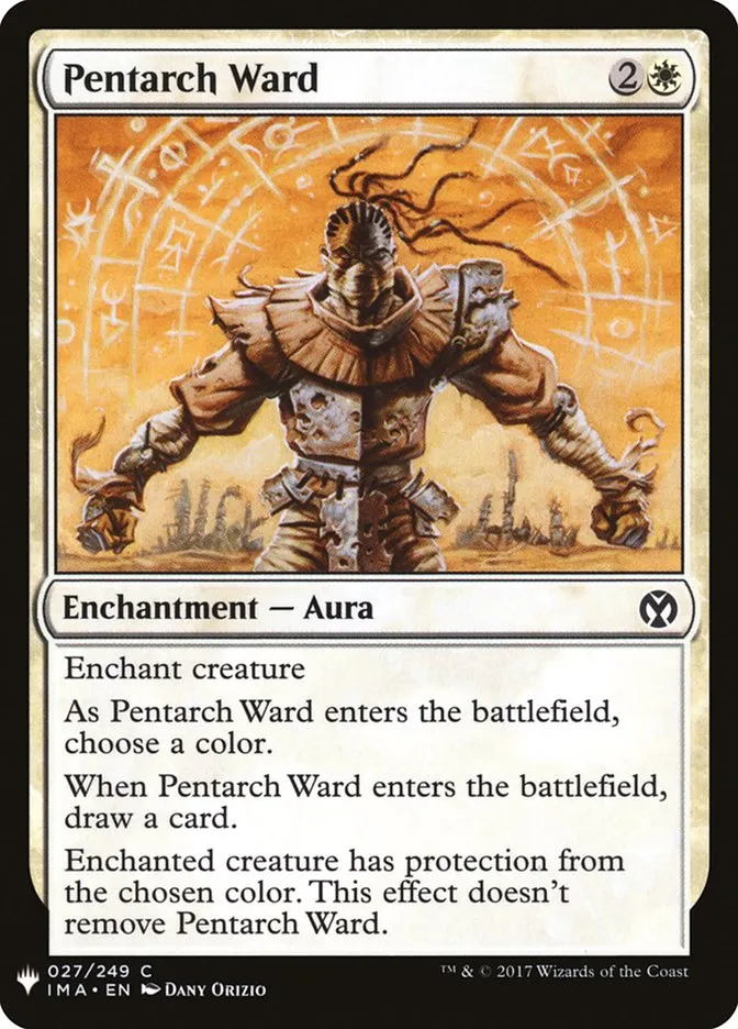 2020 The List Pentarch Ward #IMA-27 common card image