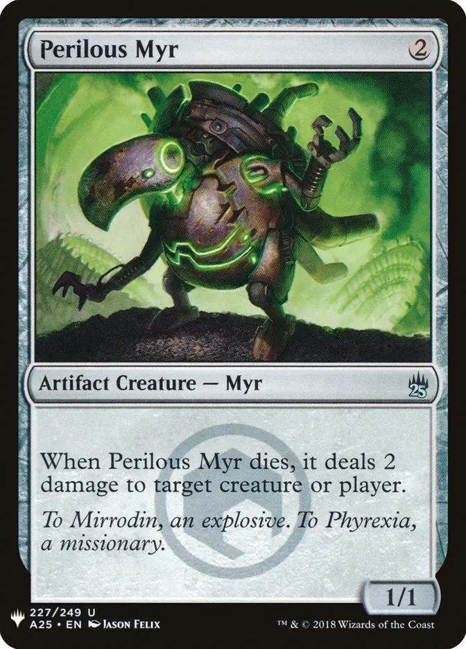 2020 The List Perilous Myr #A25-227 uncommon card image