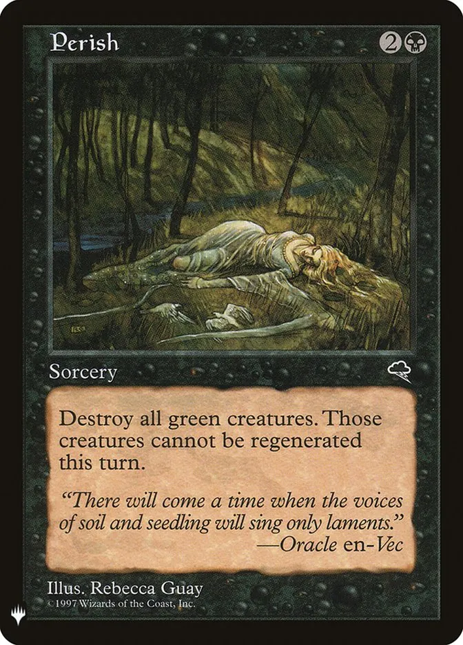 2020 The List Perish uncommon #TMP-147 uncommon card image
