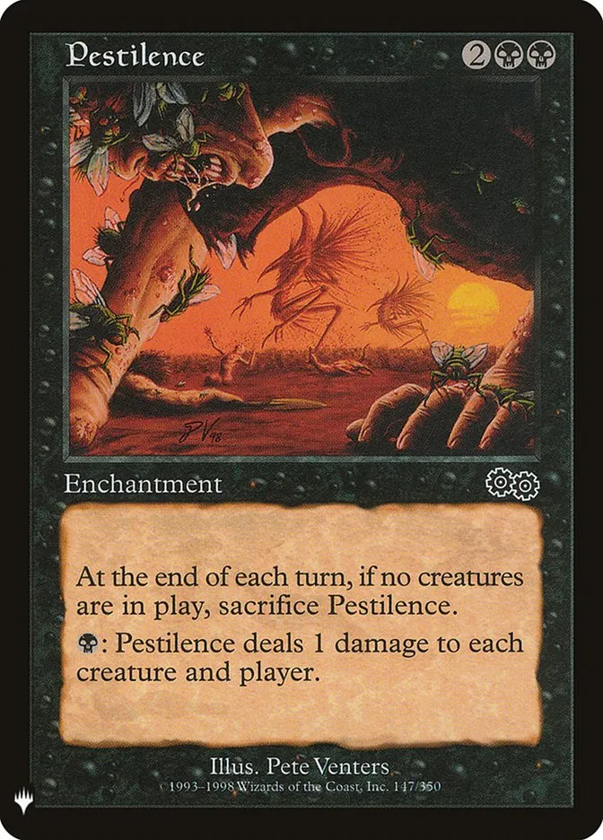 2020 The List Pestilence #USG-147 common card image
