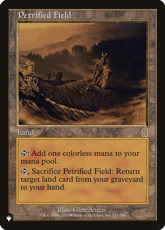 2020 The List Petrified Field #ODY-323 rare card image