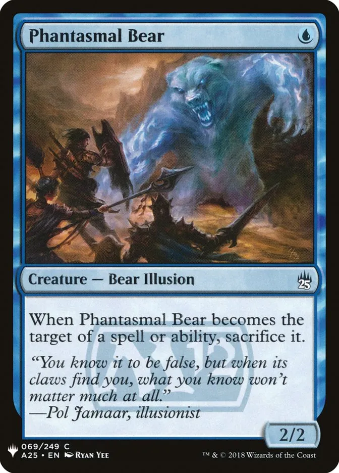 2020 The List Phantasmal Bear common #A25-69 common card image