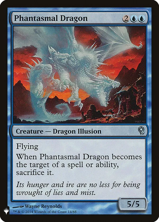 2020 The List Phantasmal Dragon #DDM-14 uncommon card image