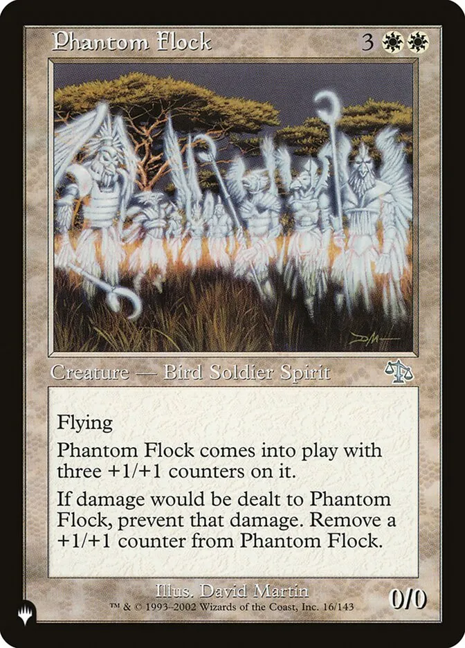 2020 The List Phantom Flock uncommon #JUD-16 uncommon card image