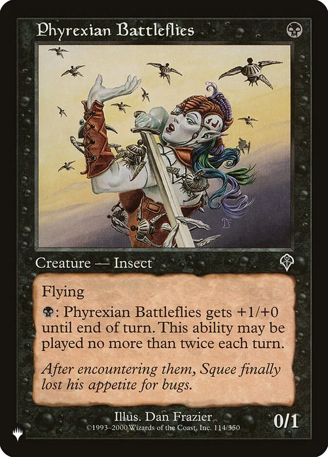 2020 The List Phyrexian Battleflies #INV-114 common card image