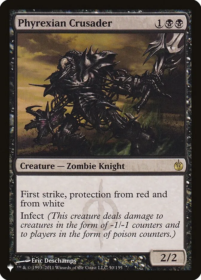 2020 The List Phyrexian Crusader #MBS-50 rare card image