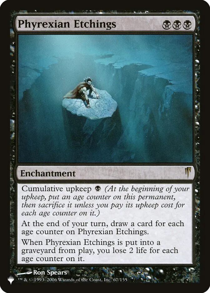 2020 The List Phyrexian Etchings #CSP-67 rare card image