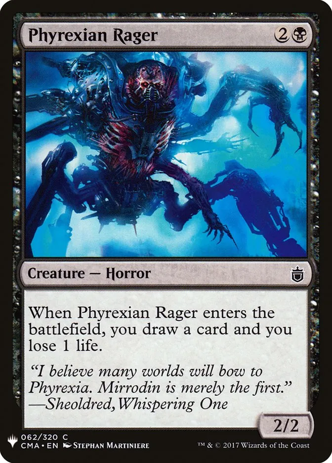 2020 The List Phyrexian Rager #CMA-62 common card image
