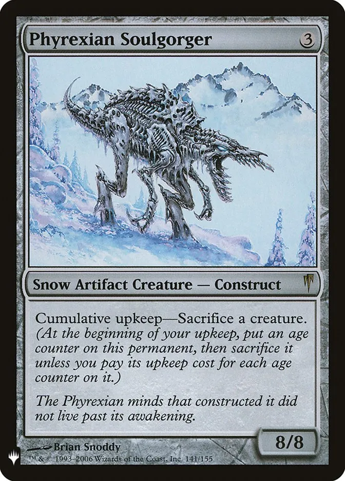 2020 The List Phyrexian Soulgorger #CSP-141 rare card image