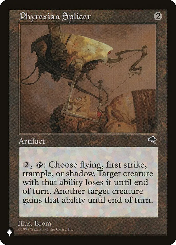 2020 The List Phyrexian Splicer uncommon #TMP-303 uncommon card image