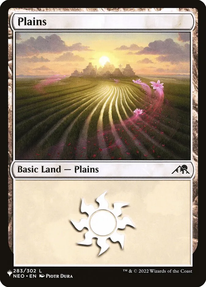 2020 The List Plains common #NEO-283 common card image