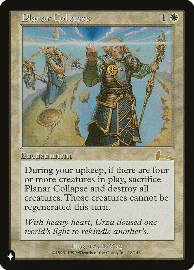 2020 The List Planar Collapse #ULG-18 rare card image