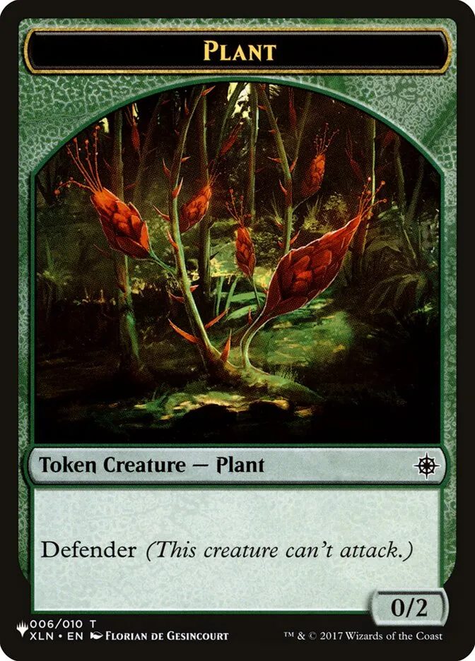 2020 The List Plant #TXLN-6 common card image