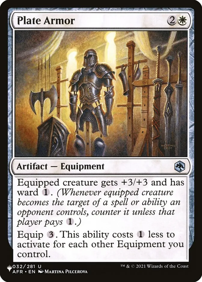 2020 The List Plate Armor #AFR-32 uncommon card image