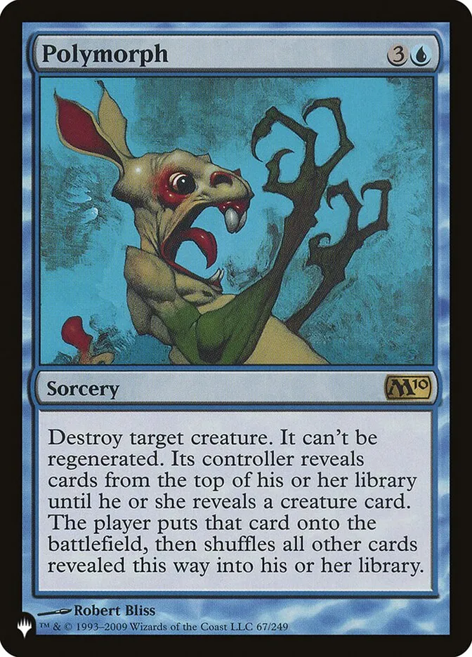 2020 The List Polymorph rare #M10-67 rare card image
