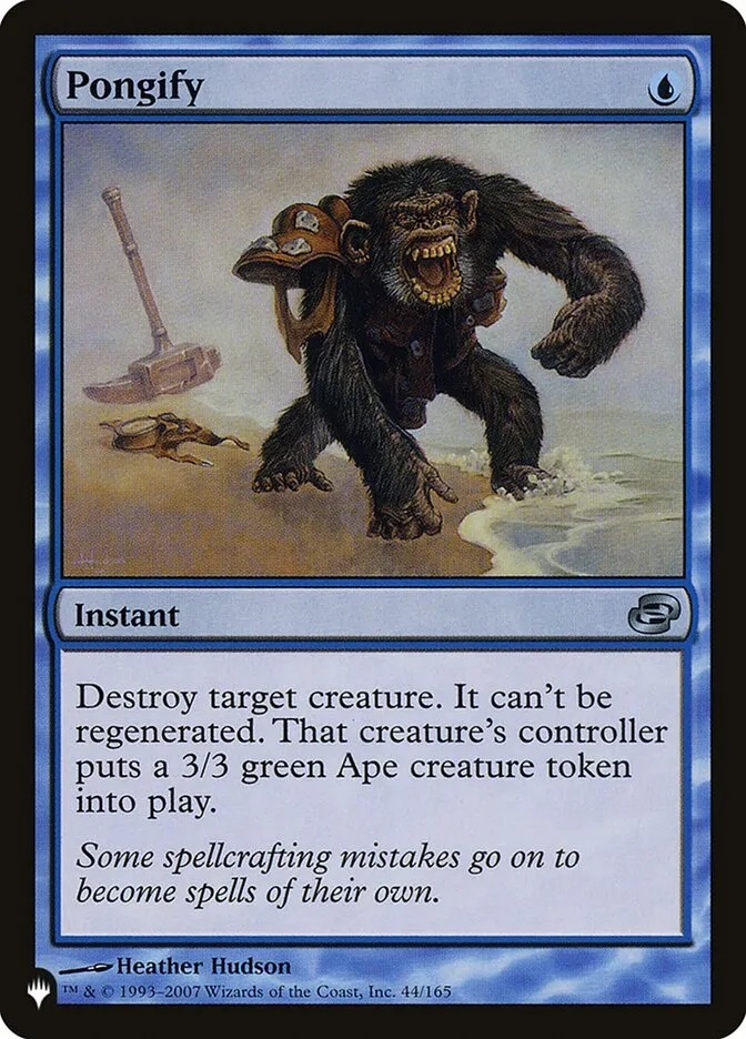 2020 The List Pongify uncommon #PLC-44 uncommon card image