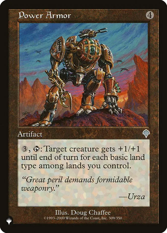 2020 The List Power Armor uncommon #INV-309 uncommon card image