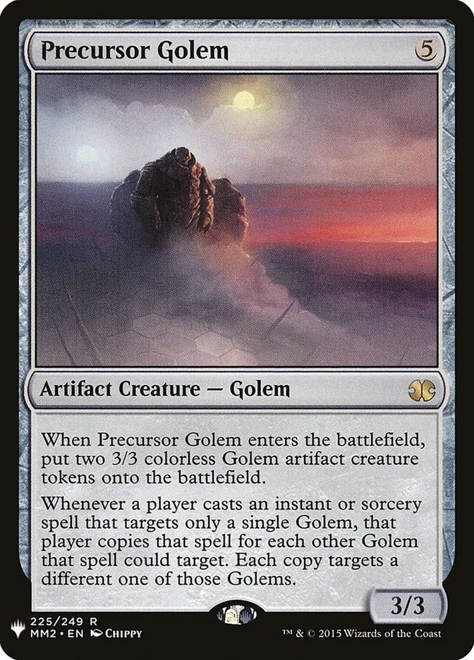 2020 The List Precursor Golem #MM2-225 rare card image