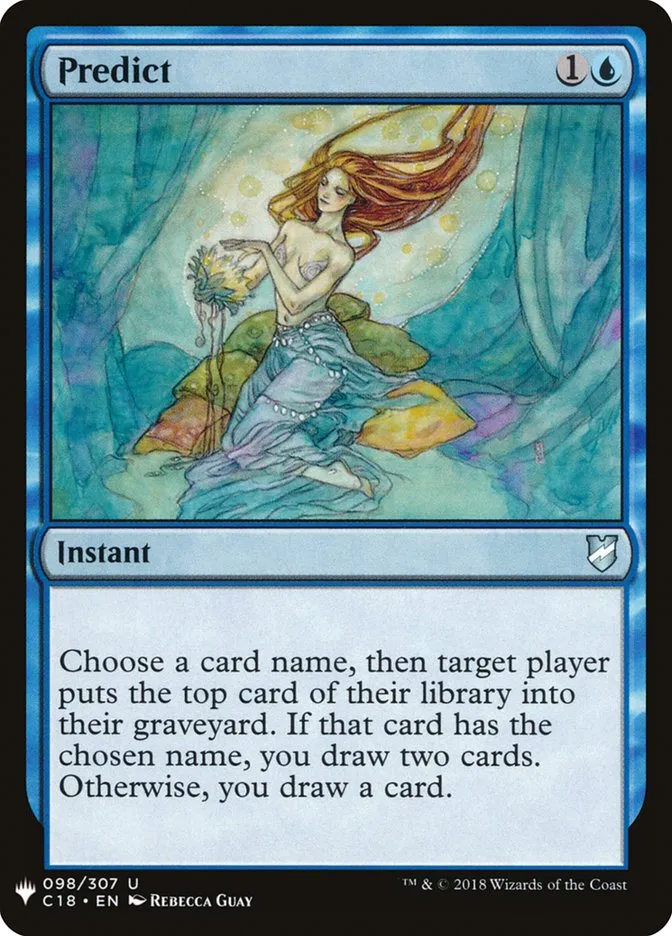 2020 The List Predict uncommon #C18-98 uncommon card image