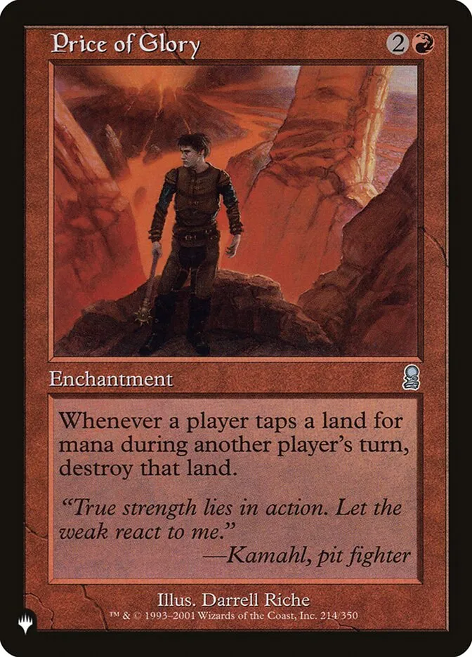 2020 The List Price of Glory #ODY-214 uncommon card image